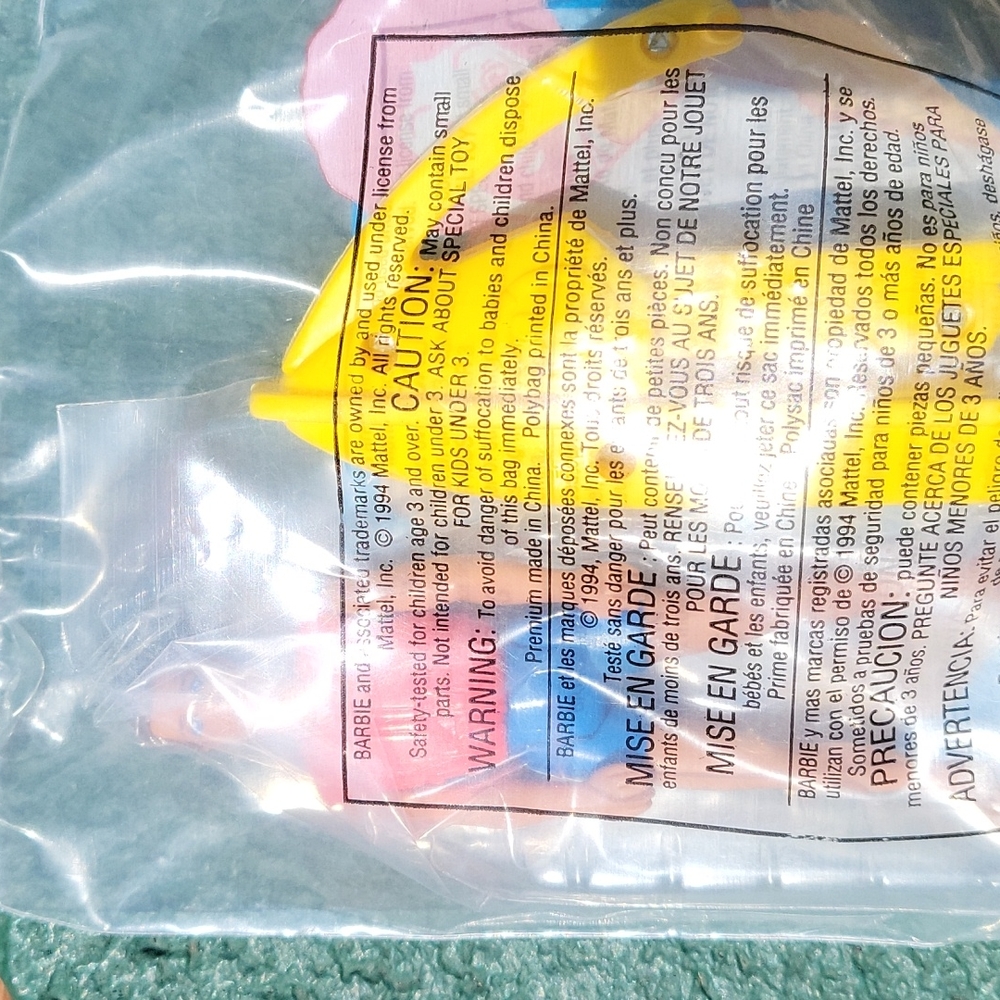 2/$15 Barbie Lifeguard Ken McDonald's #5 1994